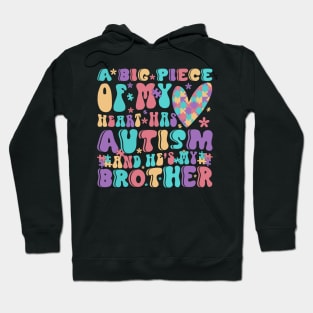 Autistic Brother Autism Awareness Gift for Birthday, Mother's Day, Thanksgiving, Christmas Hoodie